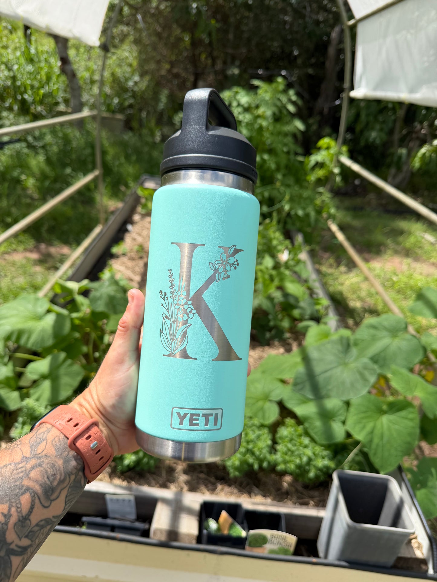 Personalised Drink Bottle Laser Engraving