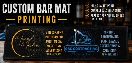 Custom Bar Mat Printing