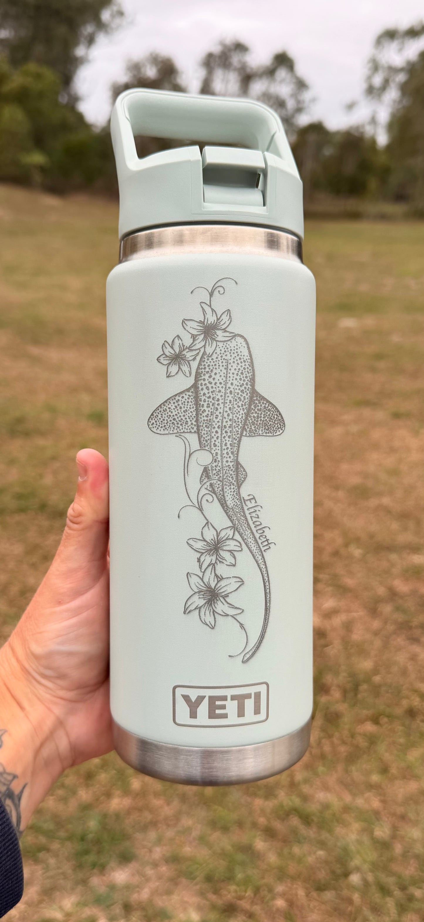 Personalised Drink Bottle Laser Engraving