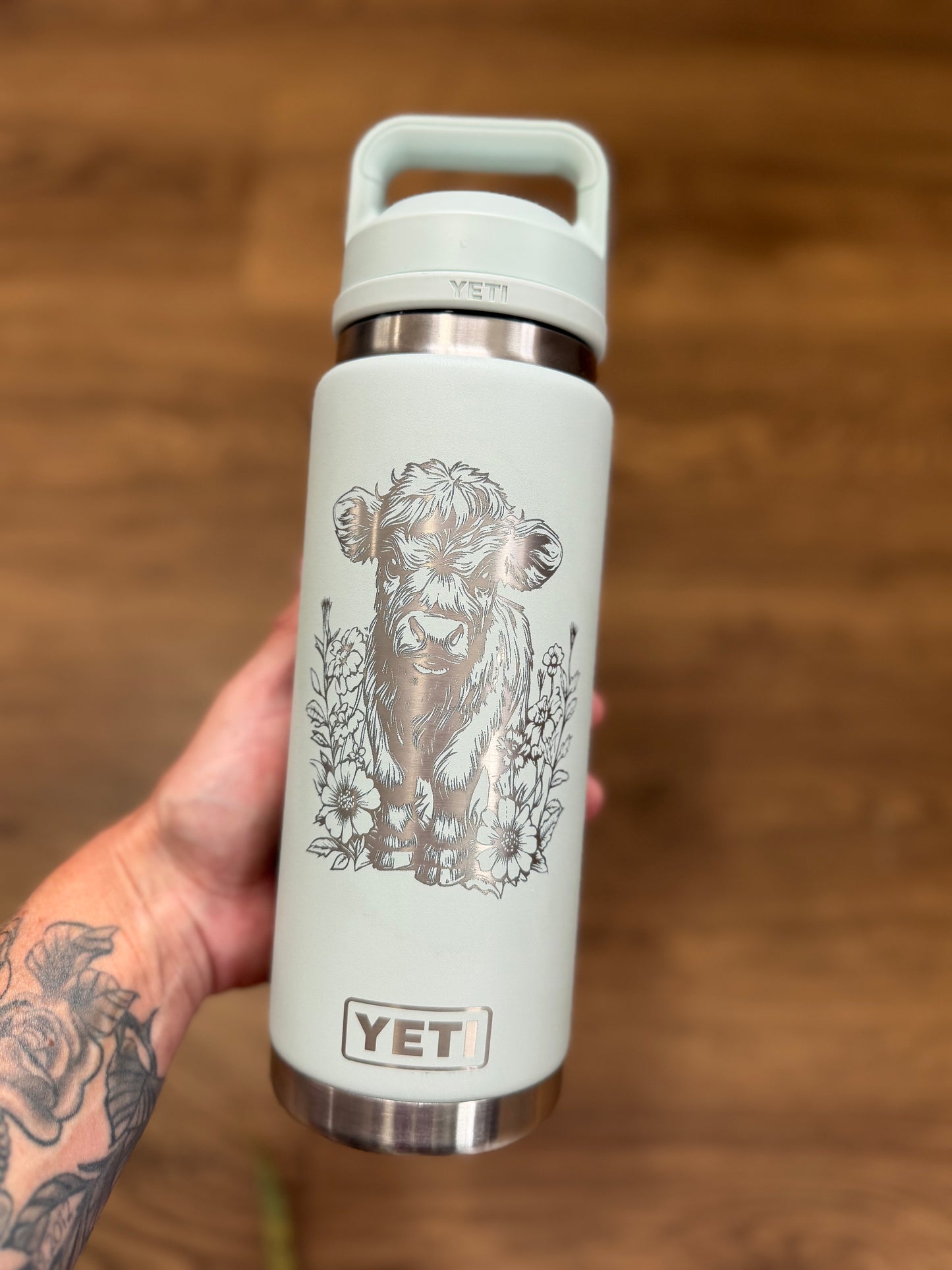 Personalised Drink Bottle Laser Engraving