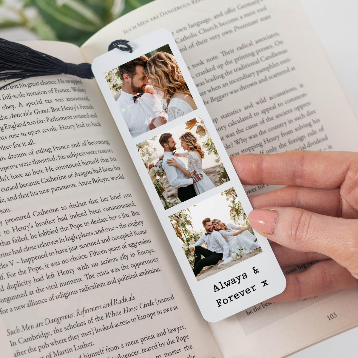 Custom Personalised Bookmarks